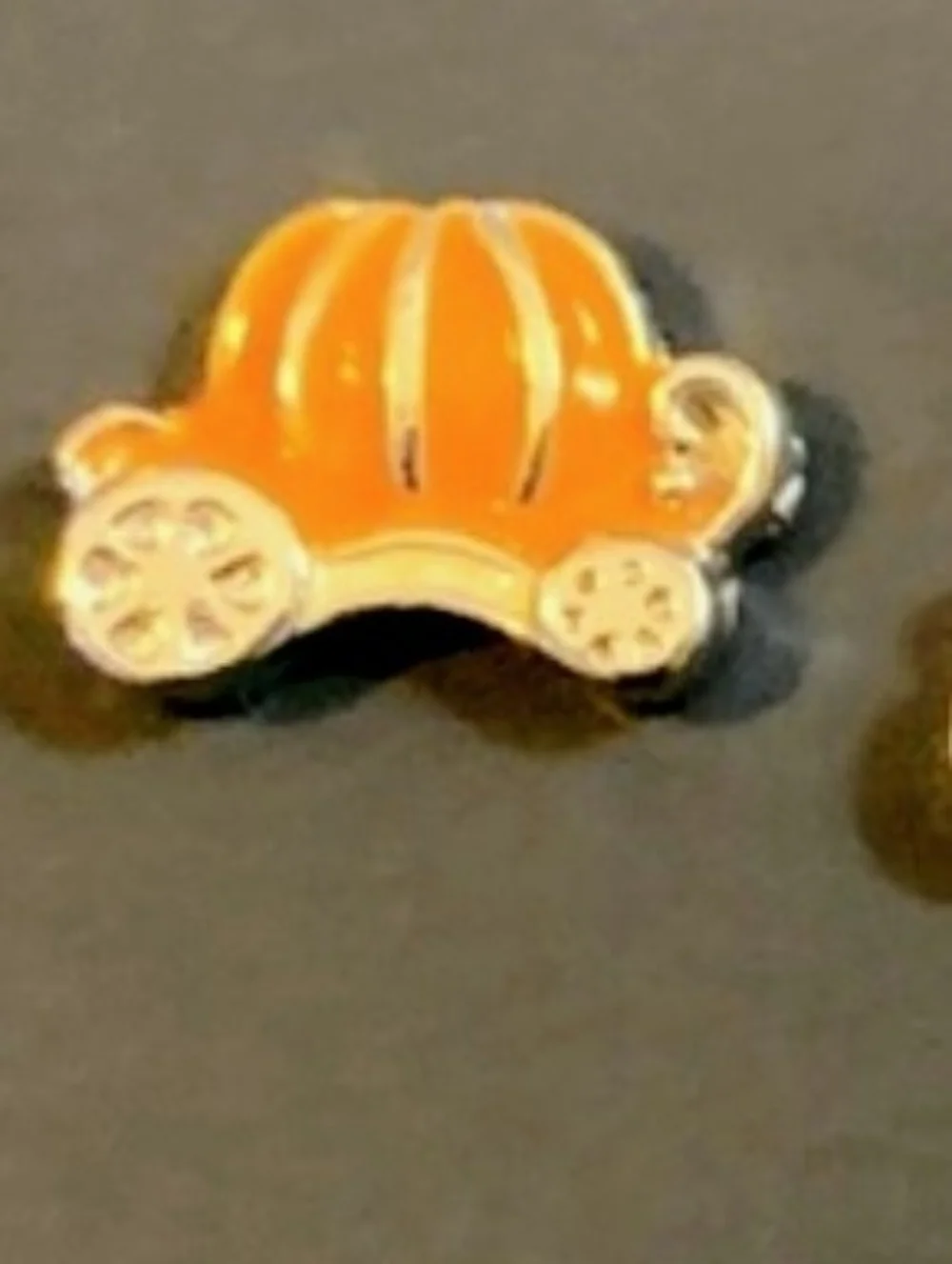 Pumpkin Carriage Charm For Floating Lockets